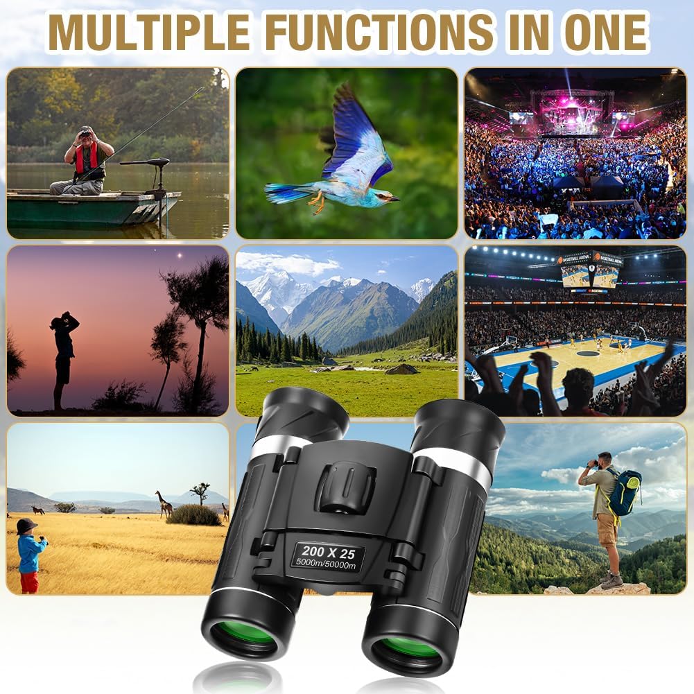 Thumbnail 6 de OFFCUP 200x25 Compact Binoculars: High Power, Ultra-Portable Pocket Binoculars