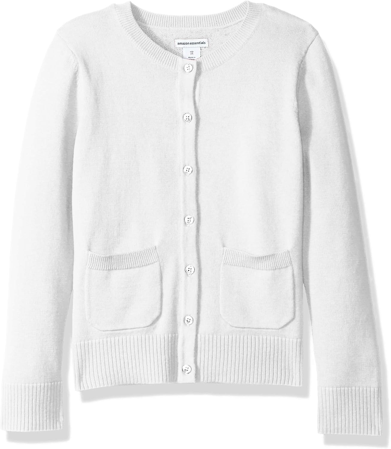 Detalle de Amazon Essentials Girls Uniform Cardigan Sweater