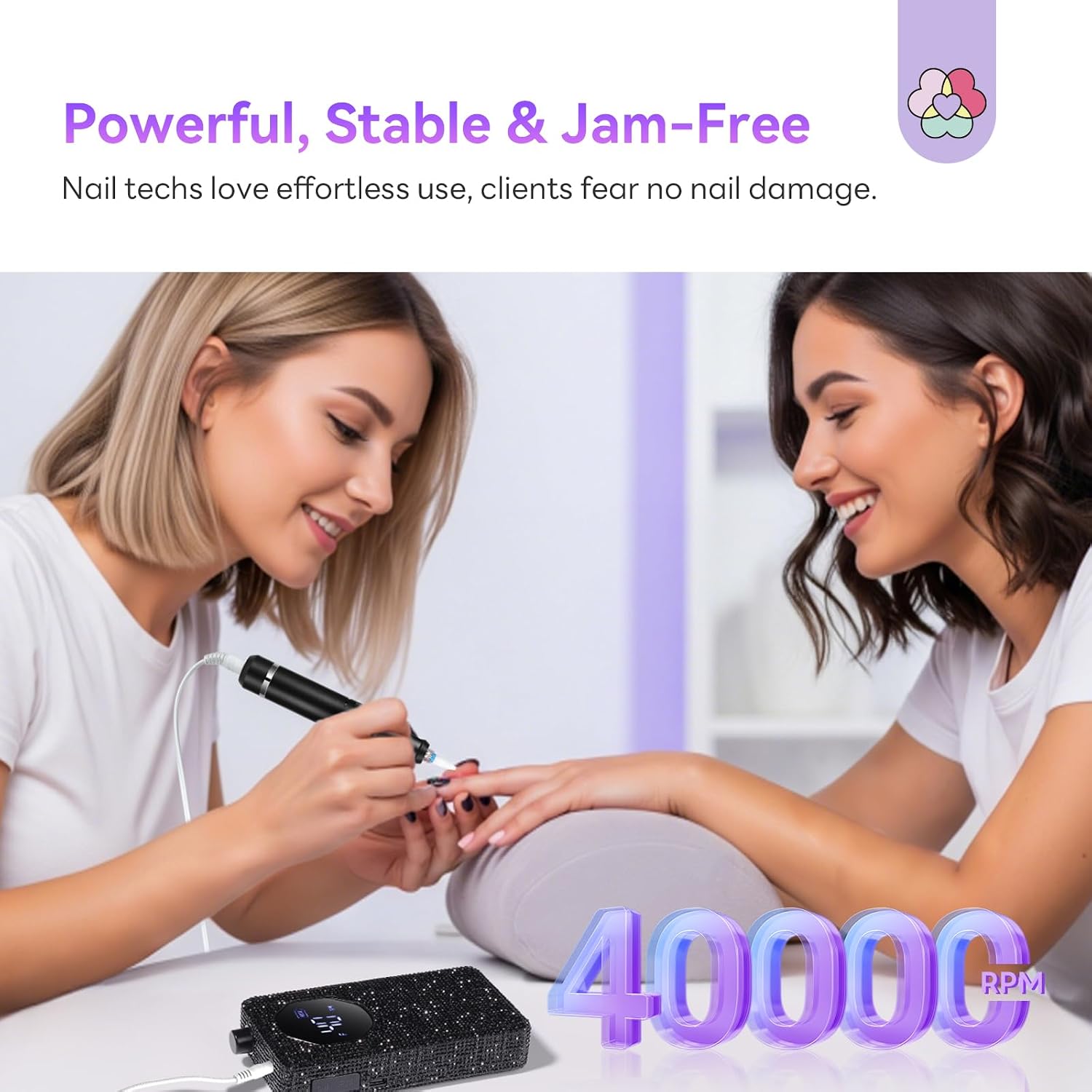 Detalle 2 de SAVILAND Professional Nail Drill 40000 RPM