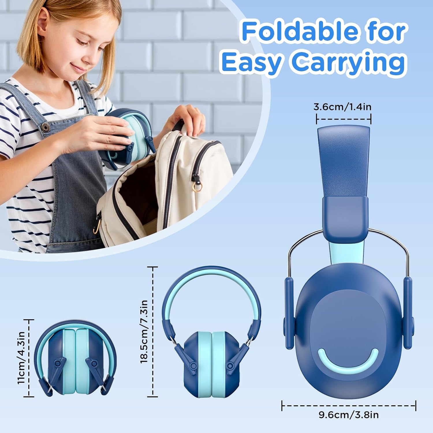 Thumbnail 5 de Link Dream Dream Ear Defenders for Children (Kids) – SNR 30dB noise cancelling headphones for ages 3–16, for autism & shooting