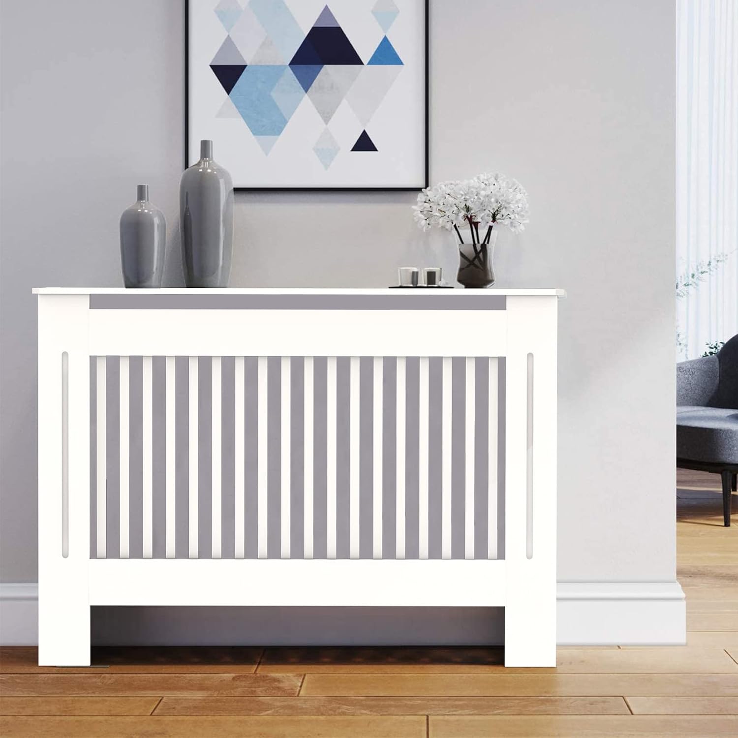Detalle de FATIVO radiator cover cabinet, 92cm tall