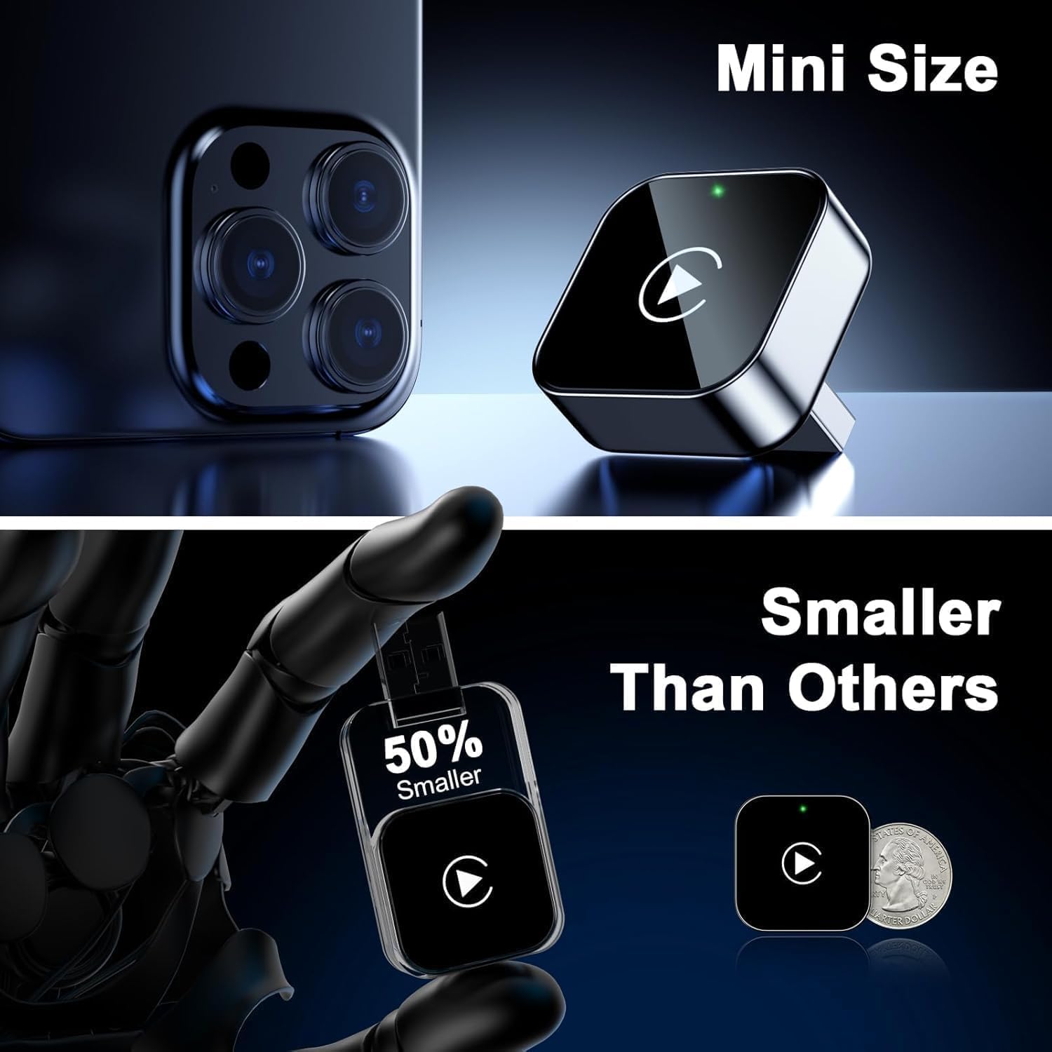 Thumbnail 6 de 2025 Upgraded Wireless CarPlay Adapter for iPhone
