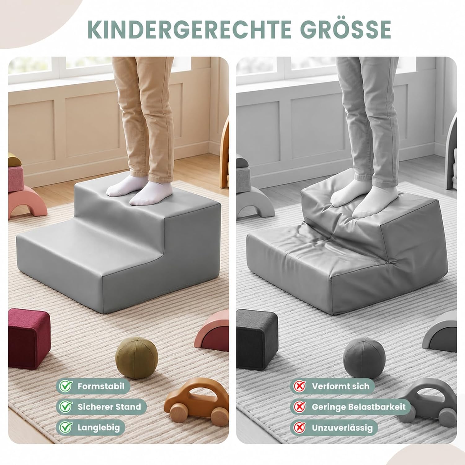 Thumbnail 6 de Schaumstoff Bausteine Kinder Klettern 4 Softbausteine