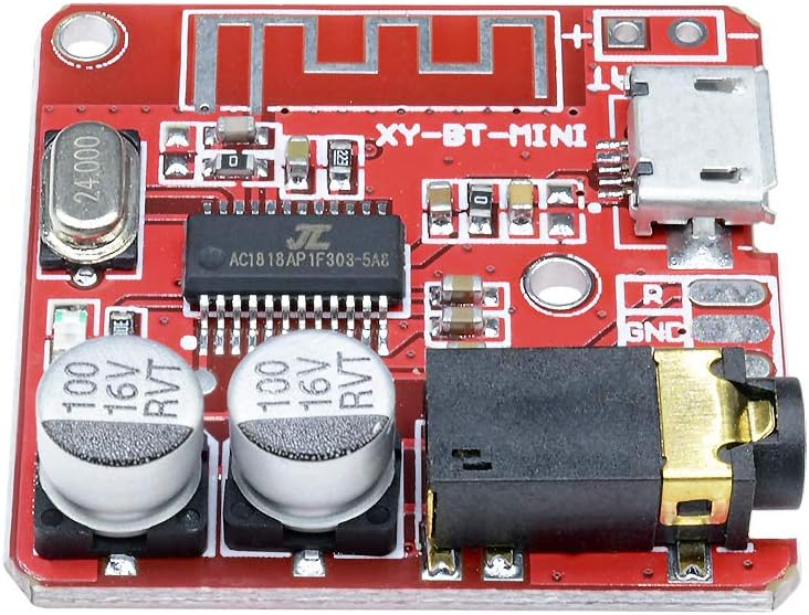 Detalle de Heemol XY-BT-Mini Bluetooth-audio-ontvangermodule, 5 stuks, 3,5mm-stereo-uitgang