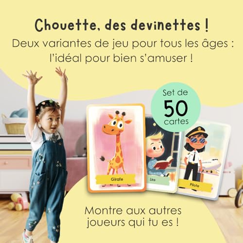 Detalle 2 de Rabano Art Jeu de mimes pour enfants – Jeu éducatif et cadeau pour filles et garçons