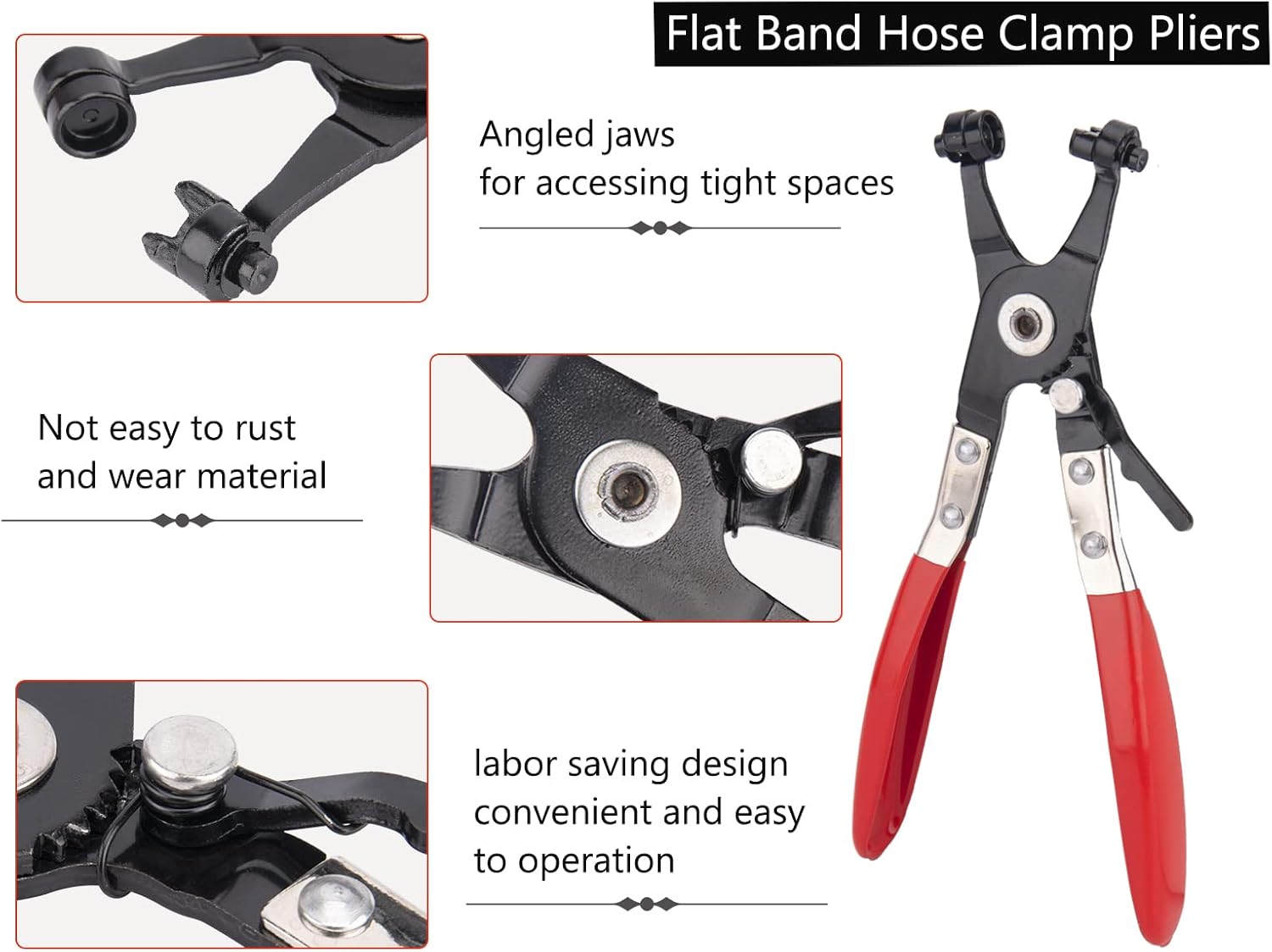 Detalle 2 de 24" Cable Hose Clamp Pliers for 18-54mm hose clamps