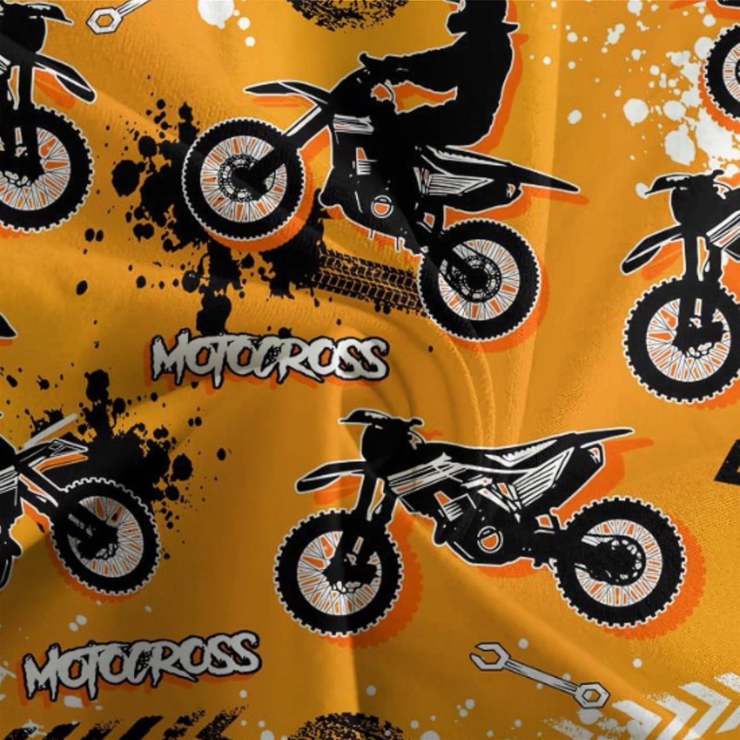 Thumbnail 4 de HAVOP Motorbike Duvet Cover Set – King Size for Kids (Motocross Theme)