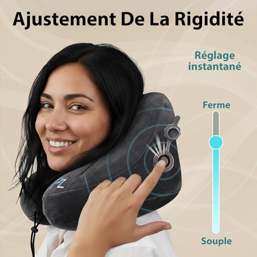 Thumbnail 6 de FLOWZOOM AIR, coussin de voyage gonflable à capuche, taille M
