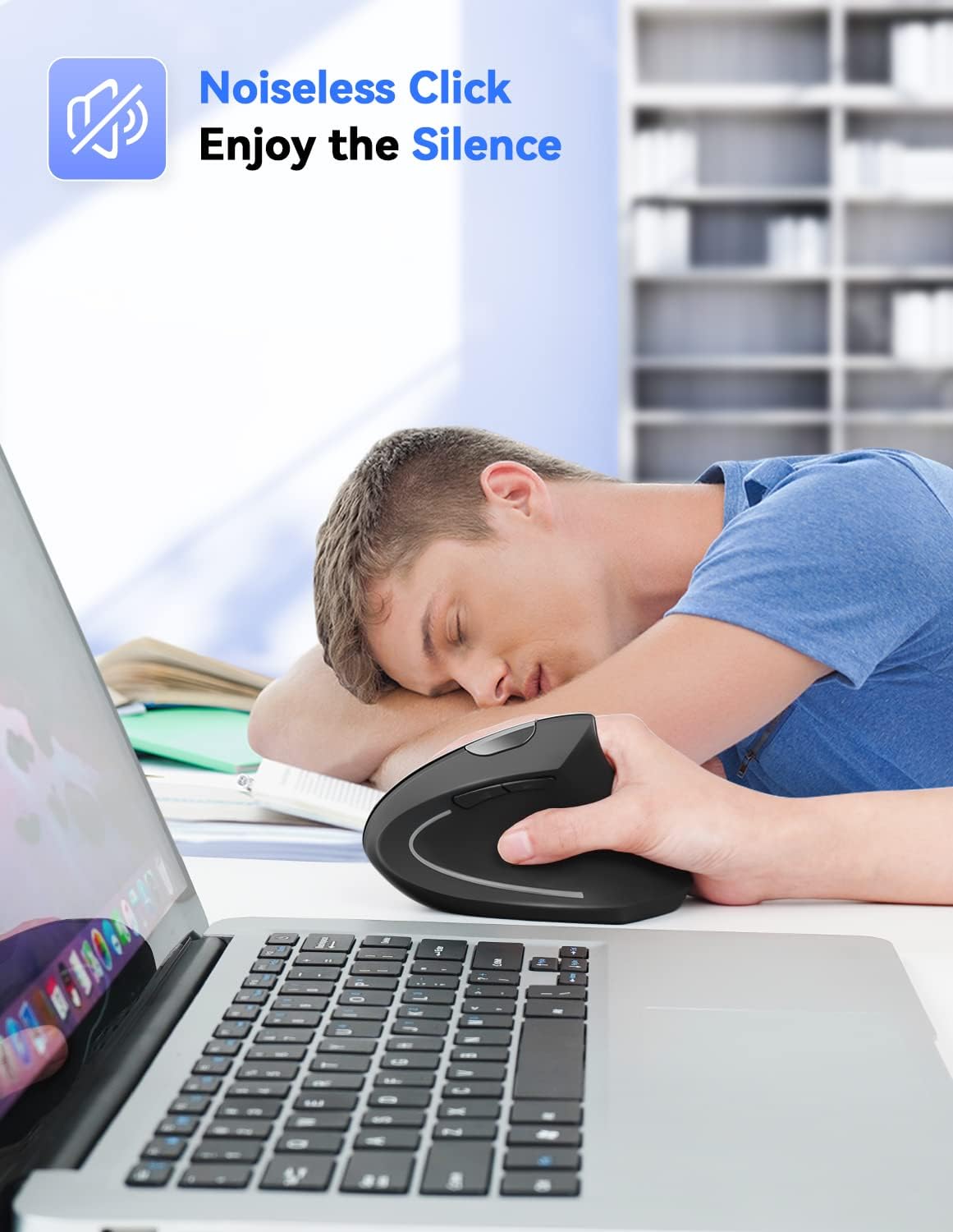 Detalle 2 de TECKNET Ergonomic Vertical Mouse 4800 DPI