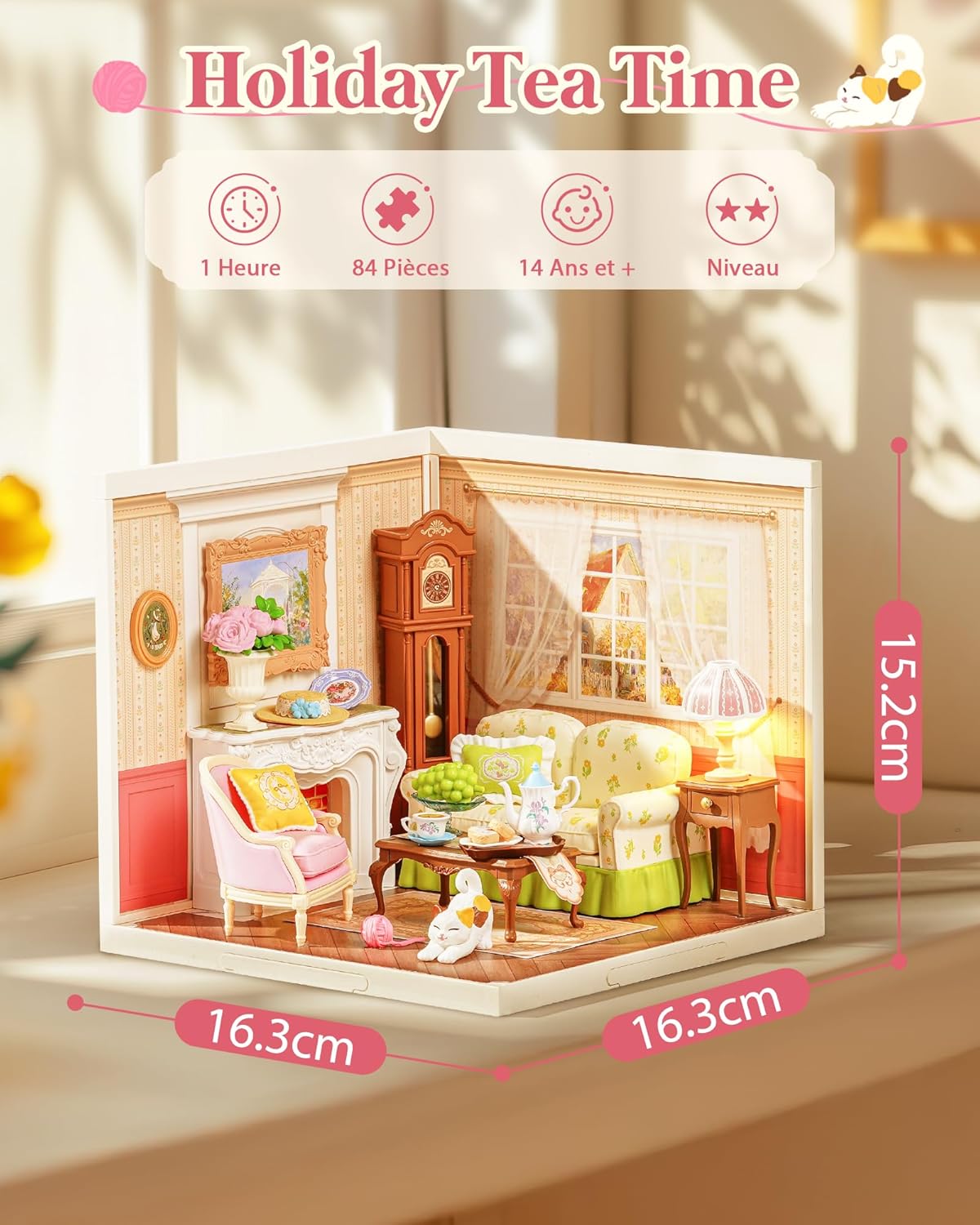 Thumbnail 1 de Rolife Super Creator Holiday Tea Time – Kits de Maison Miniature DIY pour adultes