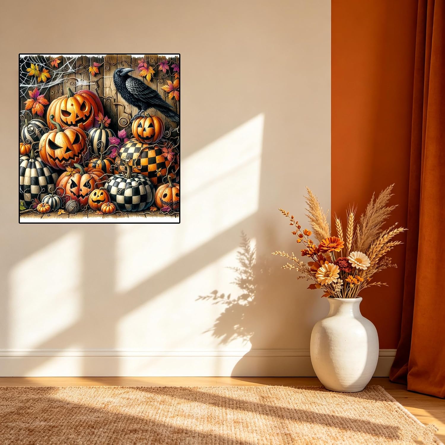 Thumbnail 3 de Diamond Art Kit for Adults, Pumpkin Design