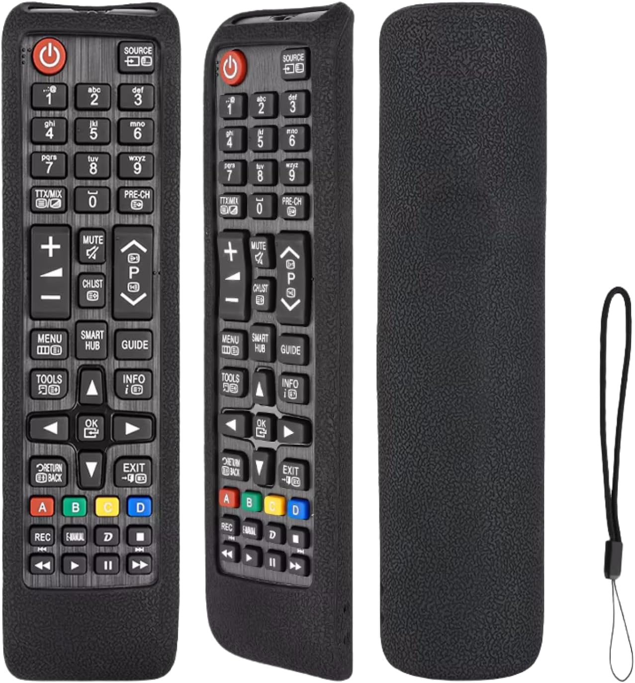 Detalle de Protective Silicone Remote Cover for Samsung TV Remotes (AA59-00741A / BN59-01175N / BN59-01315B)