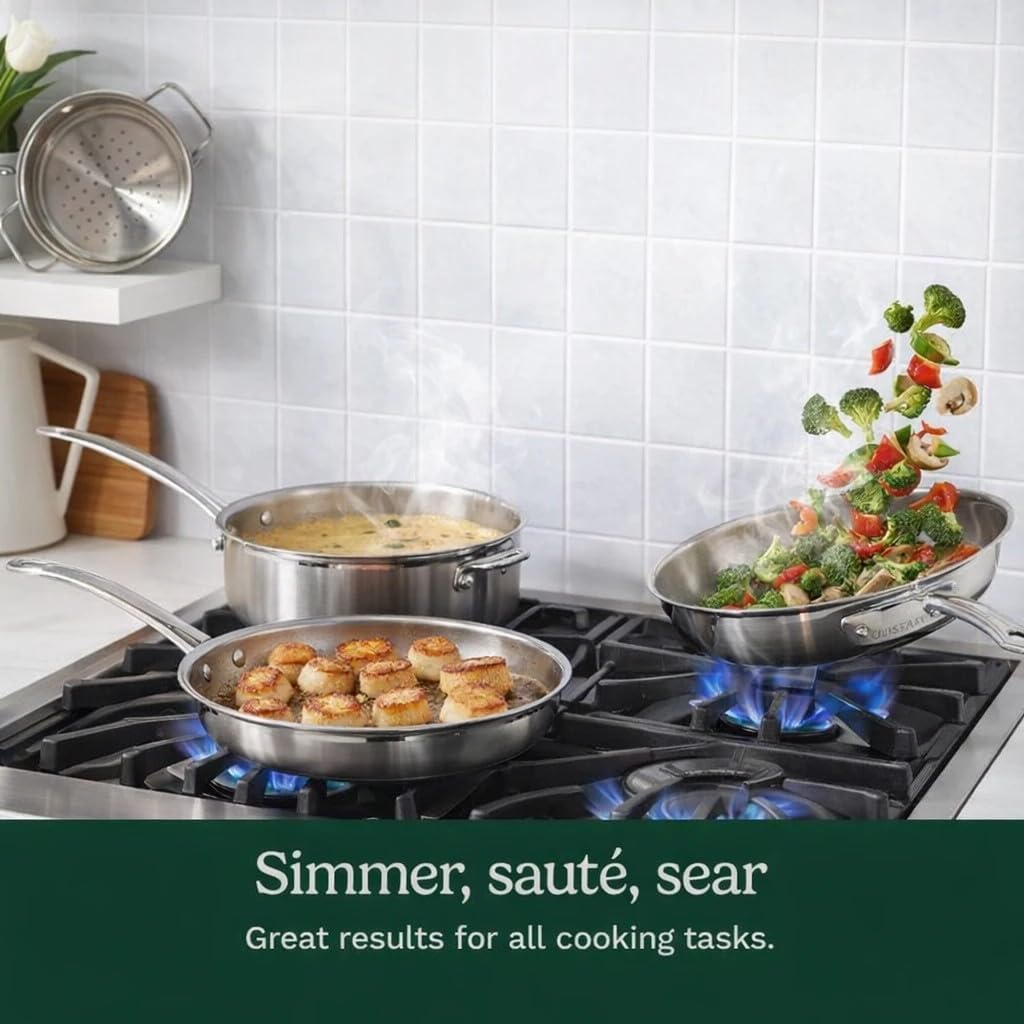 Detalle 2 de Cuisinart MultiClad Pro 12-piece cookware set