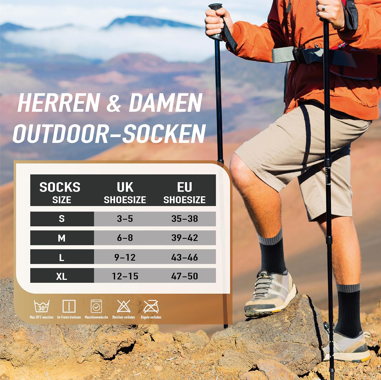 Detalle 2 de Niorasen Merino Socken Thermo, 3 Paar