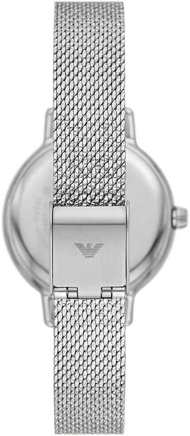 Thumbnail 2 de EMPORIO ARMANI Damenuhr 32 mm Silberton – Quarz-Dreizeigerwerk, Edelstahlband (Milanaise)