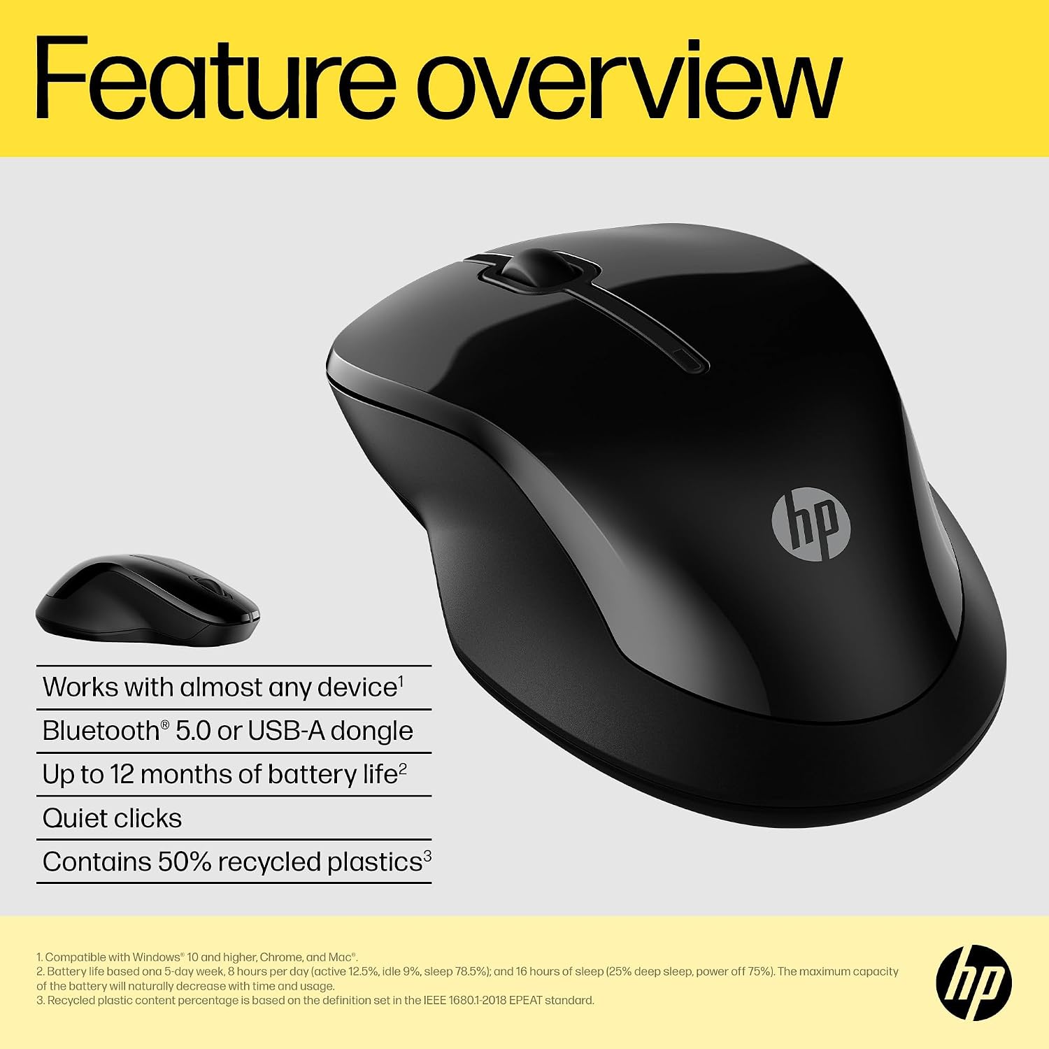 Thumbnail 2 de HP 250 Dual Mouse for Computer