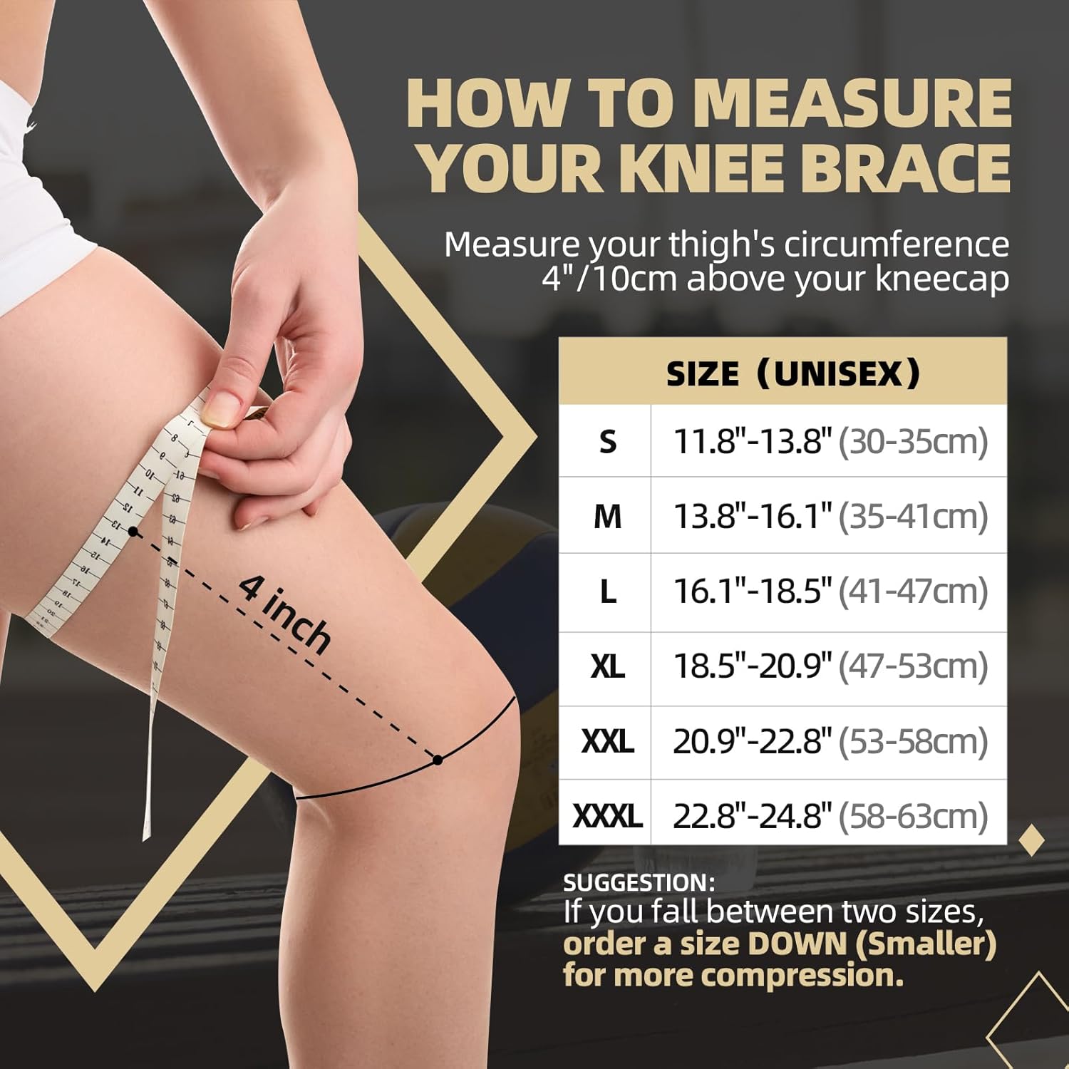 Thumbnail 2 de Lusenone Copper Knee Support 2-pack knee sleeve 🏥