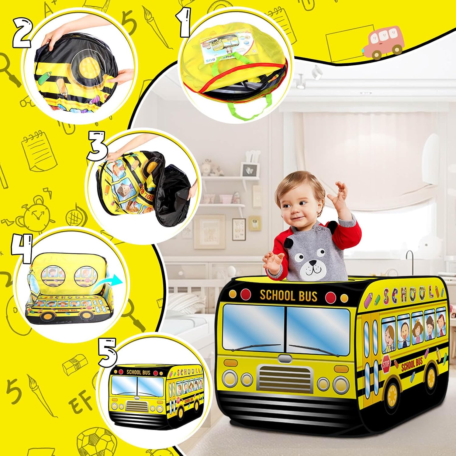 Thumbnail 1 de Britik Truck Play Tent Review: Pop Up Playhouse for 3–8 Year Olds