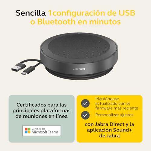 Thumbnail 2 de Jabra Speak2 75 – enceinte avec 4 micros, 65 mm