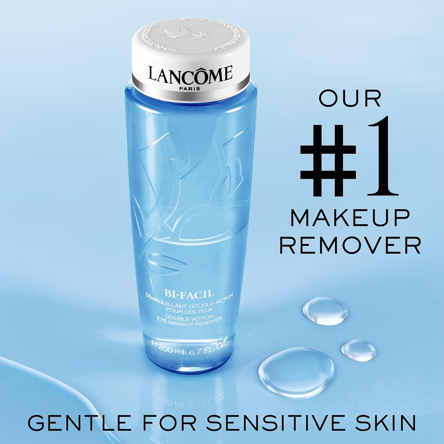 Detalle 2 de Lancôme Bi-Facil Double Action Eye Makeup Remover, Bi-Phase Waterproof Makeup Cleanser