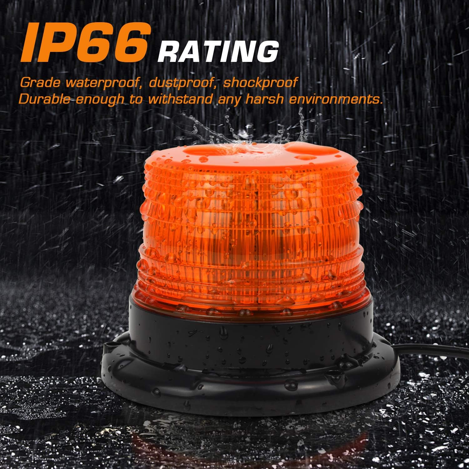 Thumbnail 6 de LED Strobe Light Amber 40 LED 12V-24V