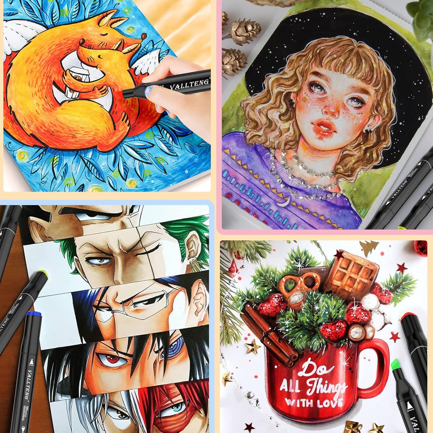Thumbnail 3 de Vallteng Graphic Marker Pen 40 colours