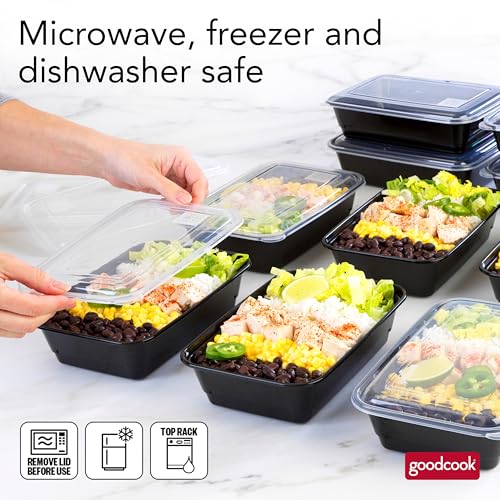 Thumbnail 2 de GoodCook Meal Prep Containers, Single Compartment 10-Pack