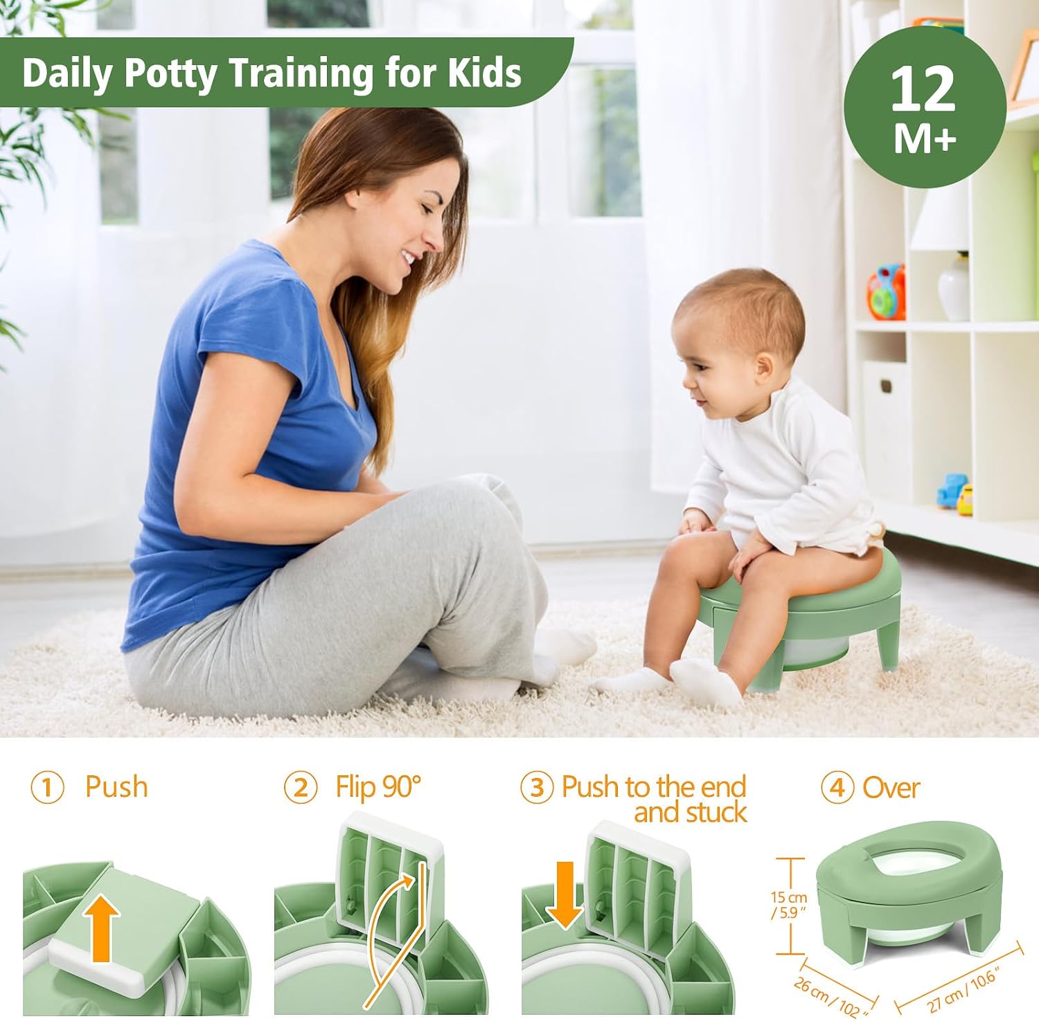 Thumbnail 1 de TYRY.HU Potty Training Seat 3-in-1