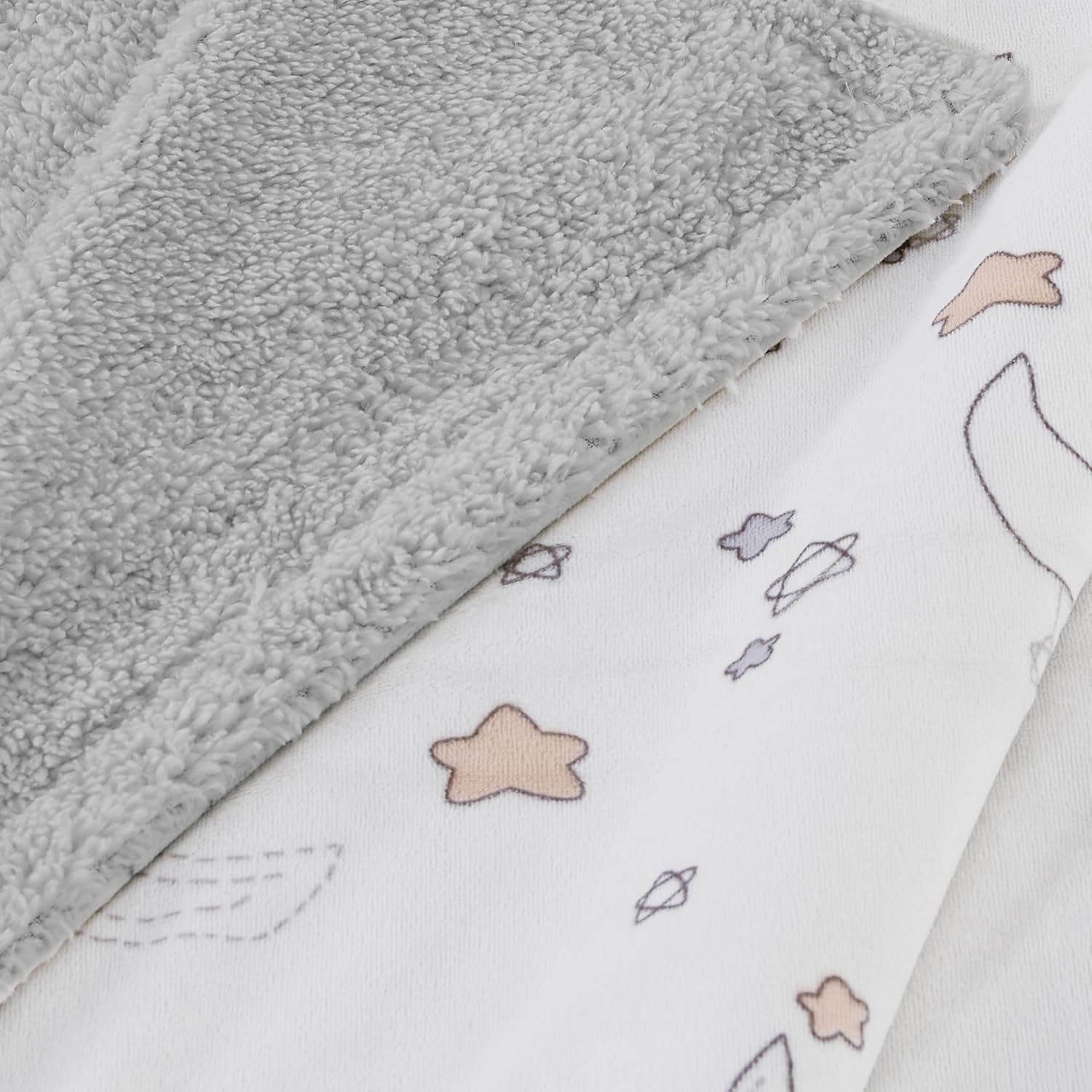 Thumbnail 4 de CREVENT 75cm x 100cm Cute Cozy Fluffy Warm Baby Blanket
