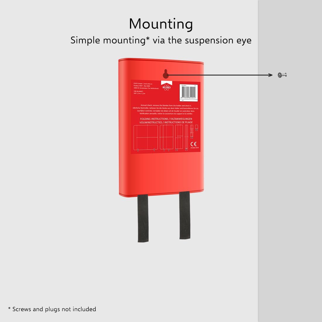 Thumbnail 6 de ELRO FB1300 Manta ignífuga 1,2 m x 1,2 m