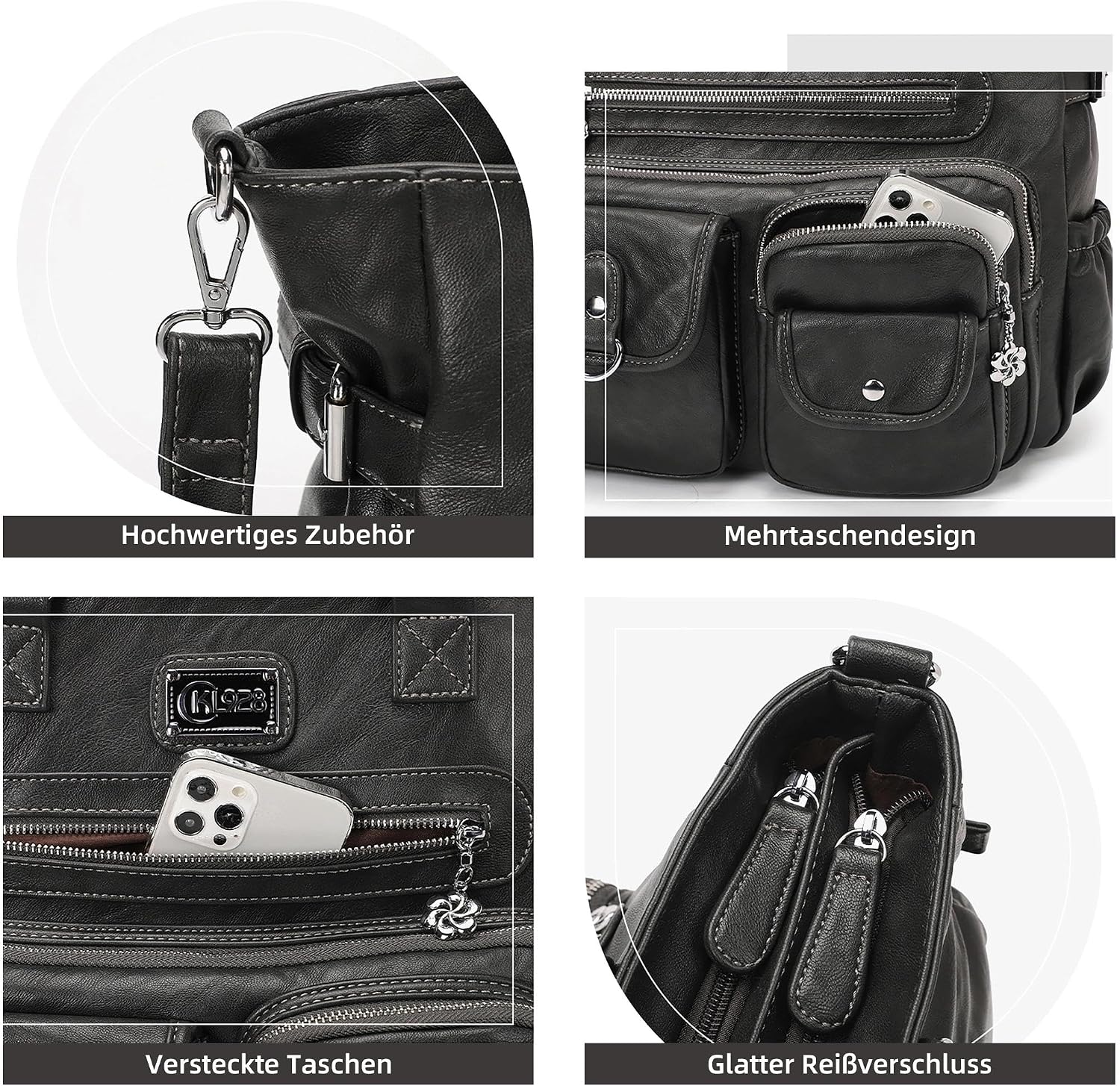 Detalle 1 de KL928 Handtasche Umhängetasche, 16,54 Zoll