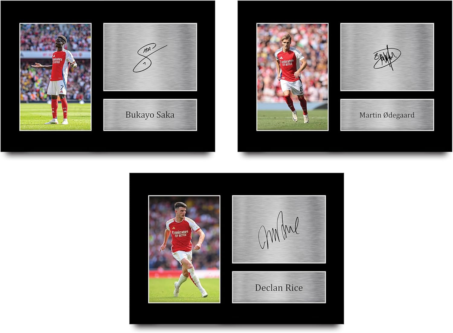 Thumbnail 6 de HWC Trading Bukayo Saka Arsenal A3 framed signed autograph photograph display