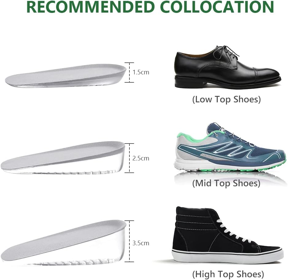 Thumbnail 7 de URAQT Plantillas Altura Hombre y Mujer 👟, 2 Pares Aumentan Altura