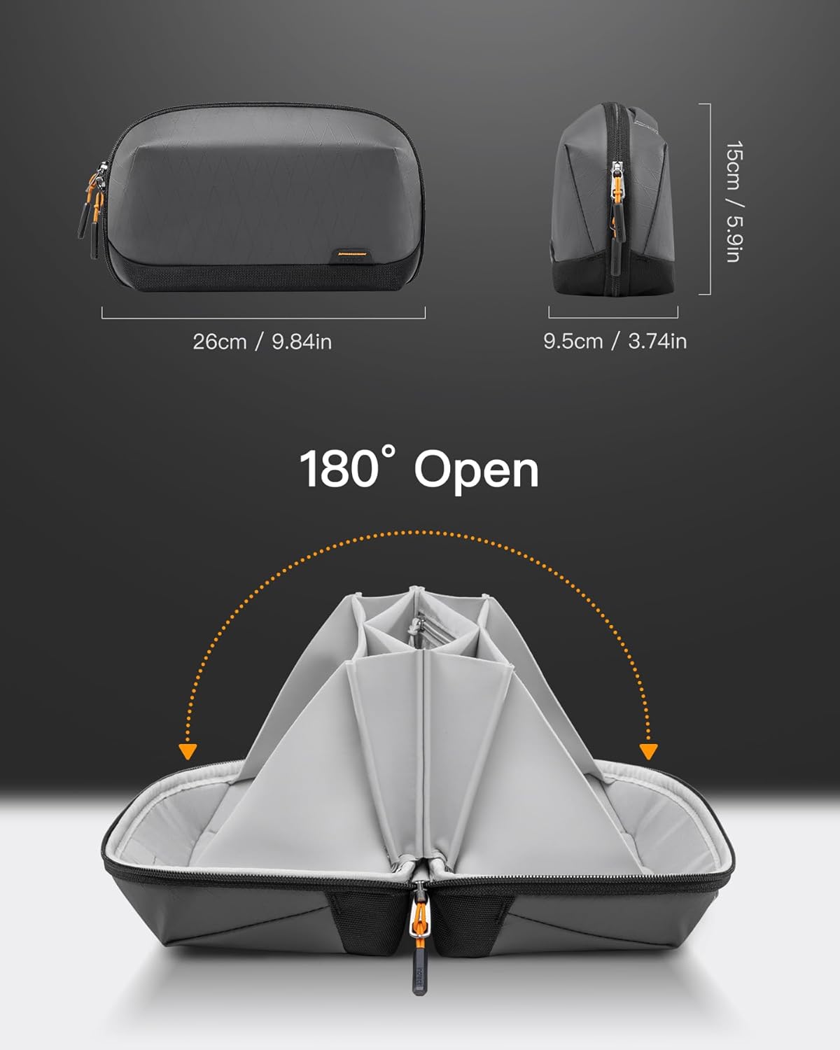 Thumbnail 1 de Inateck Elektronik-Case mit Spritzwasserschutz und USB-Gadget-Organizer-Tasche (für Reisen)