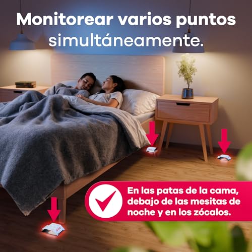 Detalle de Gerobug: Trampa adhesiva para chinches de cama (6 unidades) – monitorización sin químicos