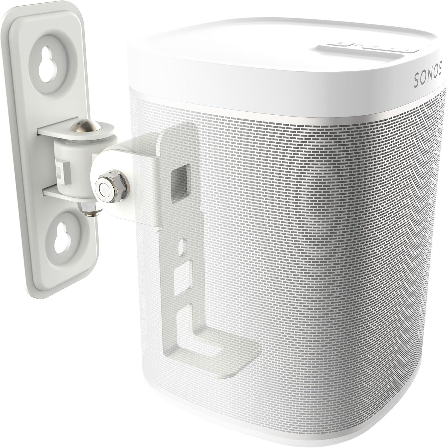 Detalle de RICOO 1x Lautsprecher-Wandhalterung für Sonos Play:1 (Gen 2) LH431-W – schwenk- & neigbar