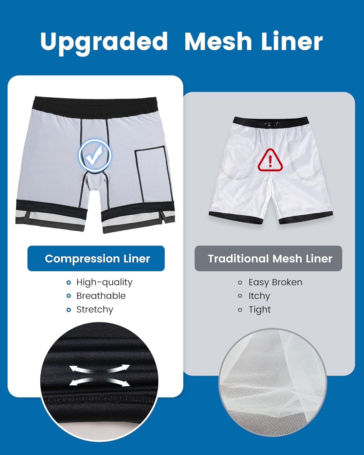 Thumbnail 3 de maamgic Men's Swim Trunks with Compression Liner and 7-Inch Inseam