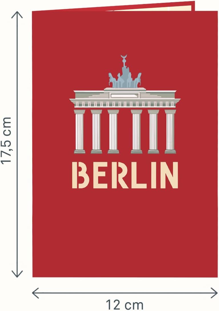 Thumbnail 6 de papercrush® Pop-Up Karte Berlin – 3D-Geschenkkarte für Reisegutschein & Geldgeschenk
