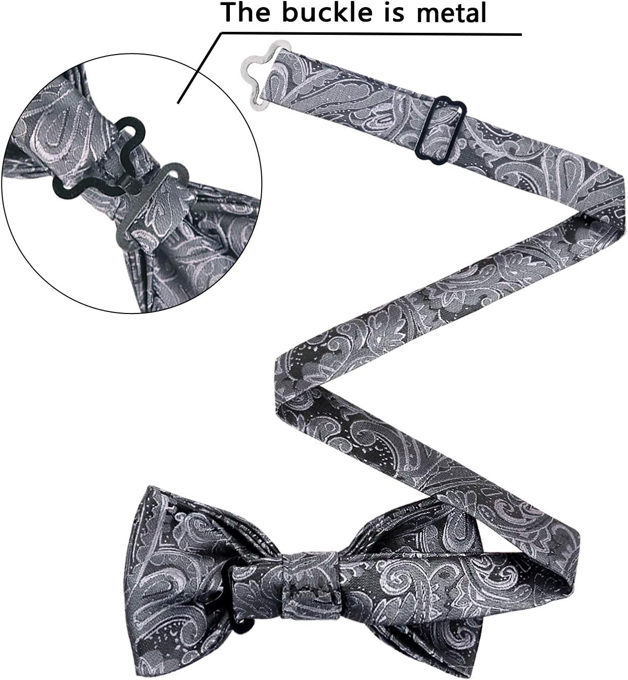 Thumbnail 3 de Alizeal Banded Bow Tie 10cm