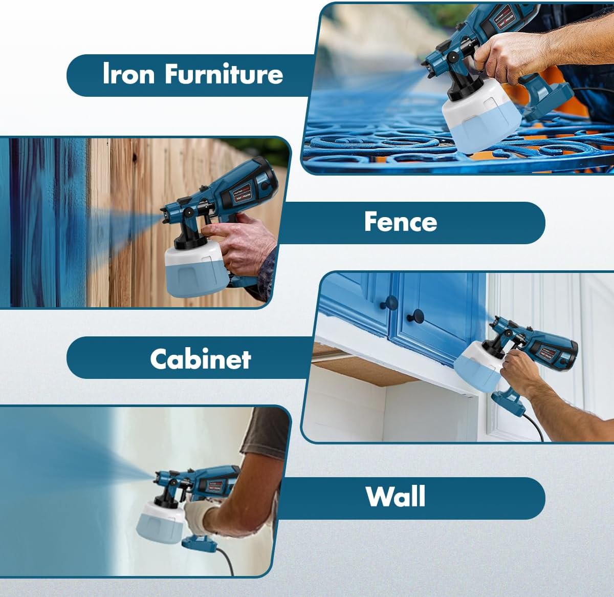 Thumbnail 6 de Paint Grids HVLP Paint Sprayer, 1400ML