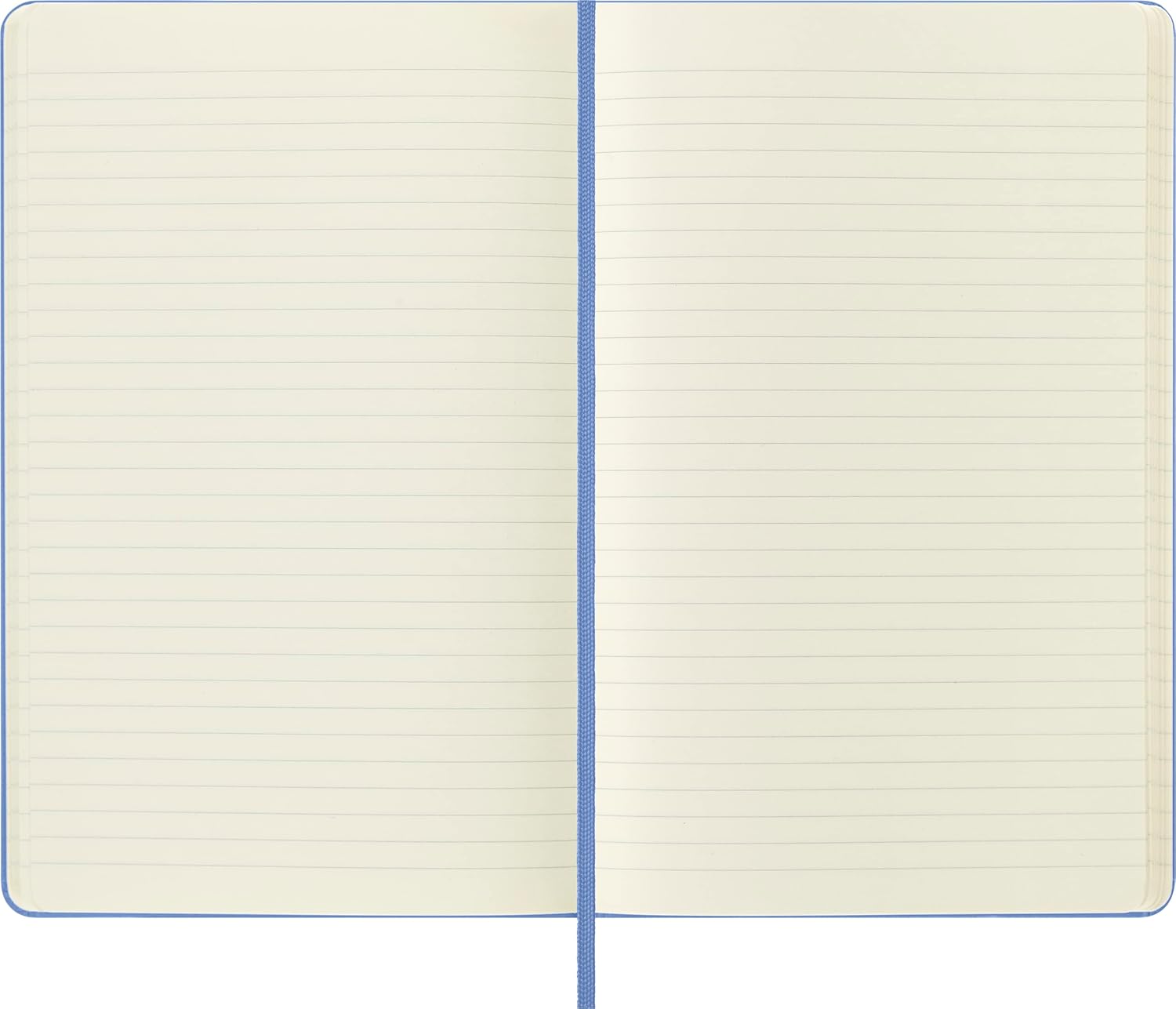 Detalle de Moleskine Classic Notebook – Taccuino a Righe, Copertina Rigida, Blu Ortensia (Large 13x21 cm, 240 pagine)