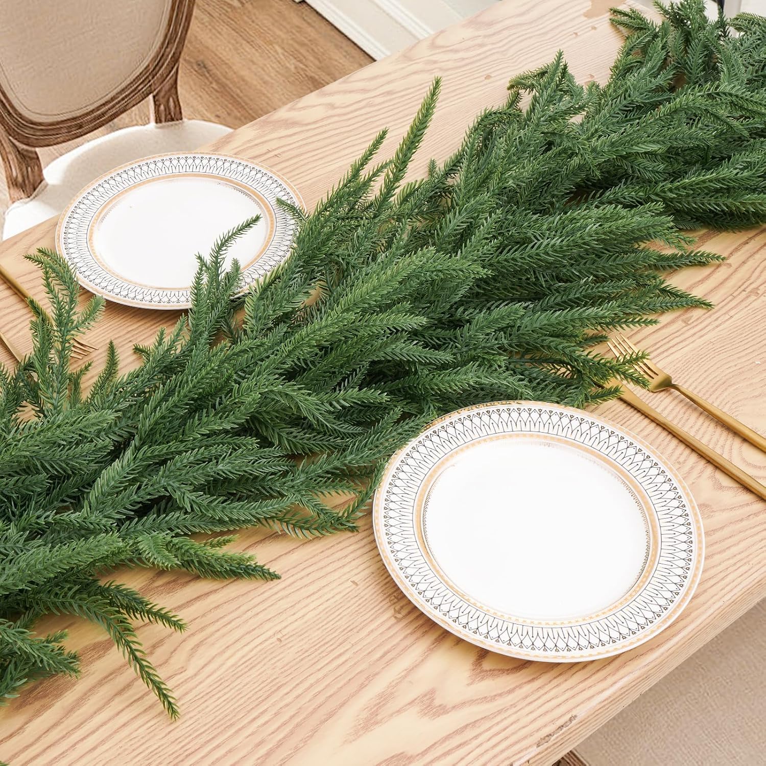 Thumbnail 2 de Artificial Norfolk Pine Garland 9 ft