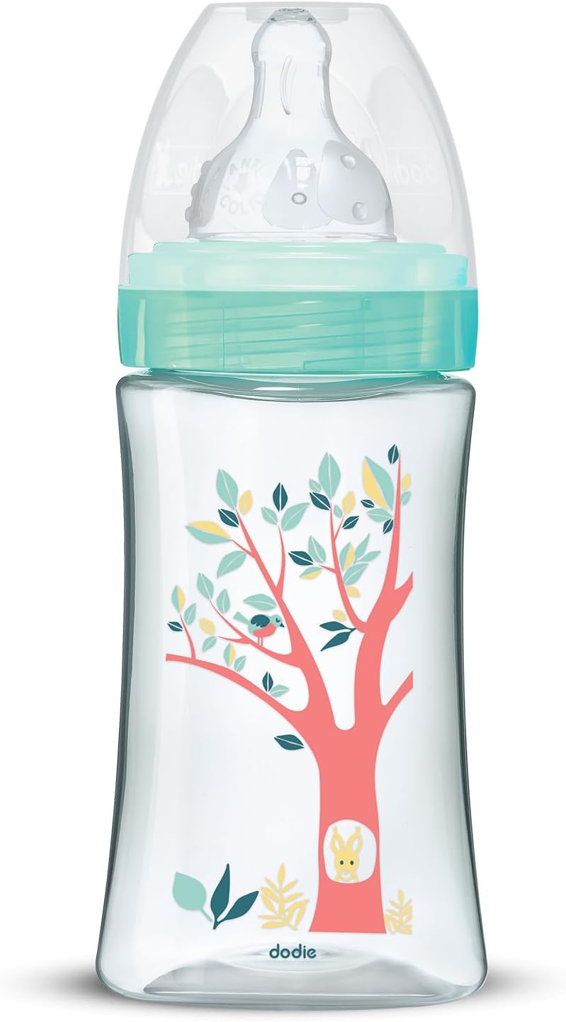 Thumbnail 6 de DODIE Biberon Anti-Colique Tétine Ronde 330 ml – Débit 3, Rose
