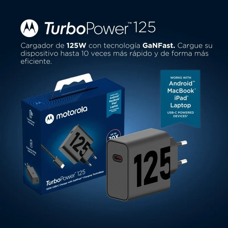 Thumbnail 3 de Motorola TurboPower 125 SJMC1252 cargador 125 W 🔌