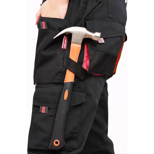 Thumbnail 1 de WORK IDEA - Pantalon de travail pour homme avec genoux en Oxford, brun, 4XL