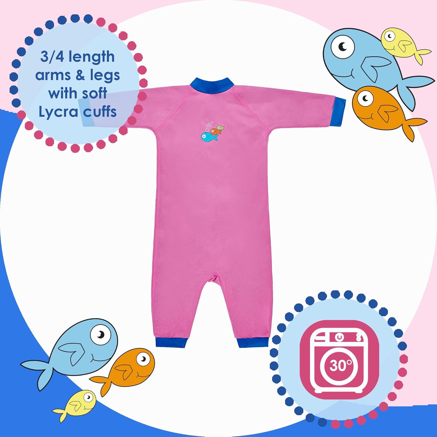 Thumbnail 3 de Swimbest Warmsuit: Fleece-Lined Baby Swimwear with UPF 50+ Protection