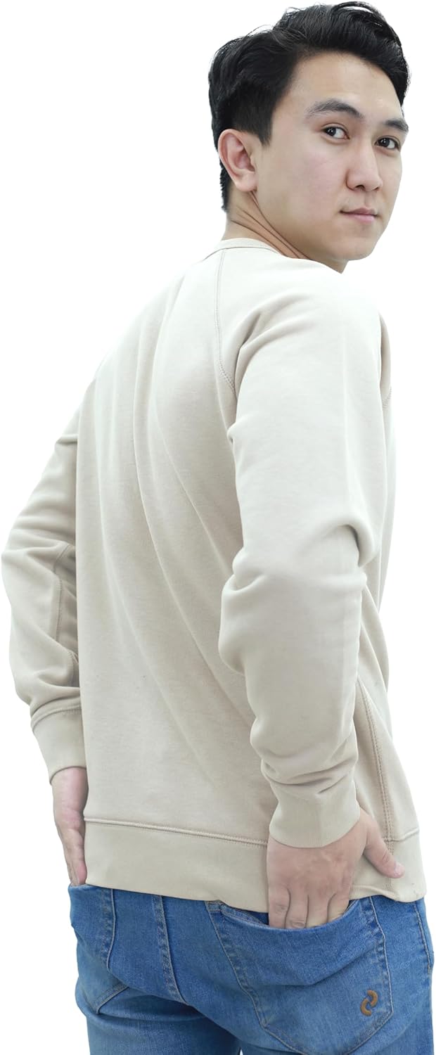 Thumbnail 2 de SoftSpun Sweatshirt for Men UK: 66/34 Cotton-Polyester Raglan Crew Neck Jumper