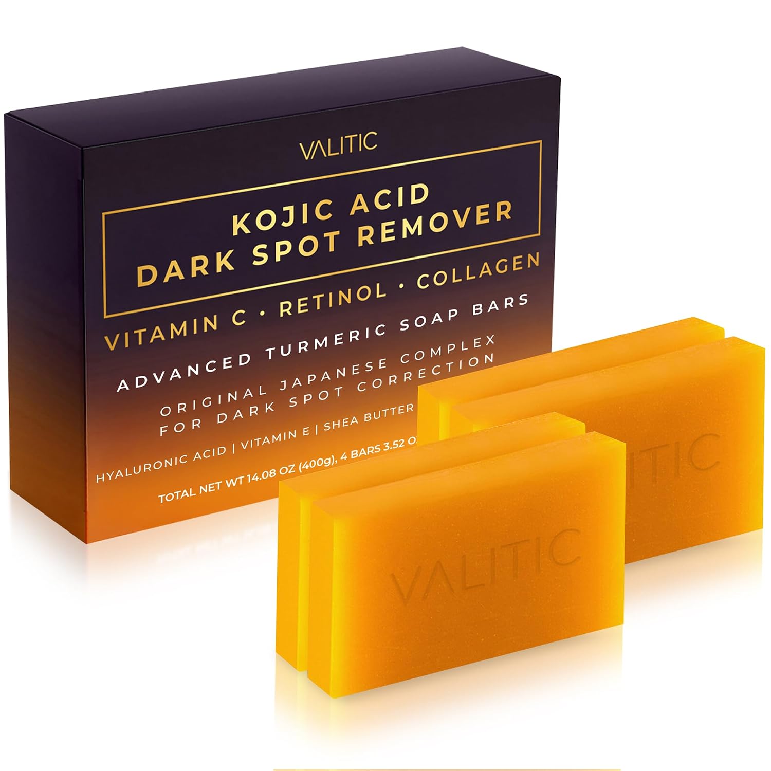 Thumbnail 6 de VALITIC Dark Spot Corrector Soap: Original Japanese Complex with Vitamin C, Retinol, Collagen, Turmeric, and Hyaluronic Acid