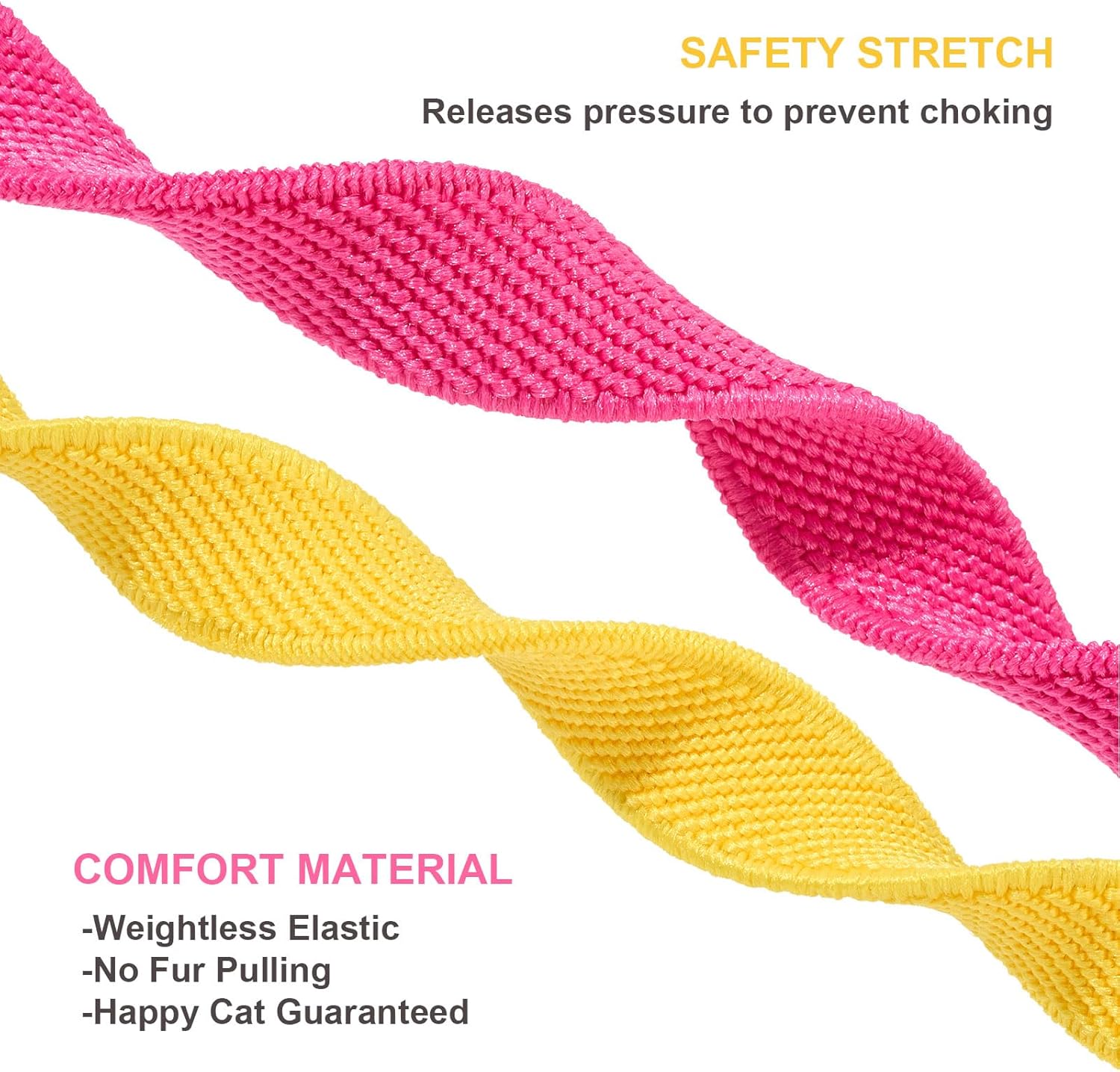 Thumbnail 3 de Petiry Elastic Cat Collar 2-Pack