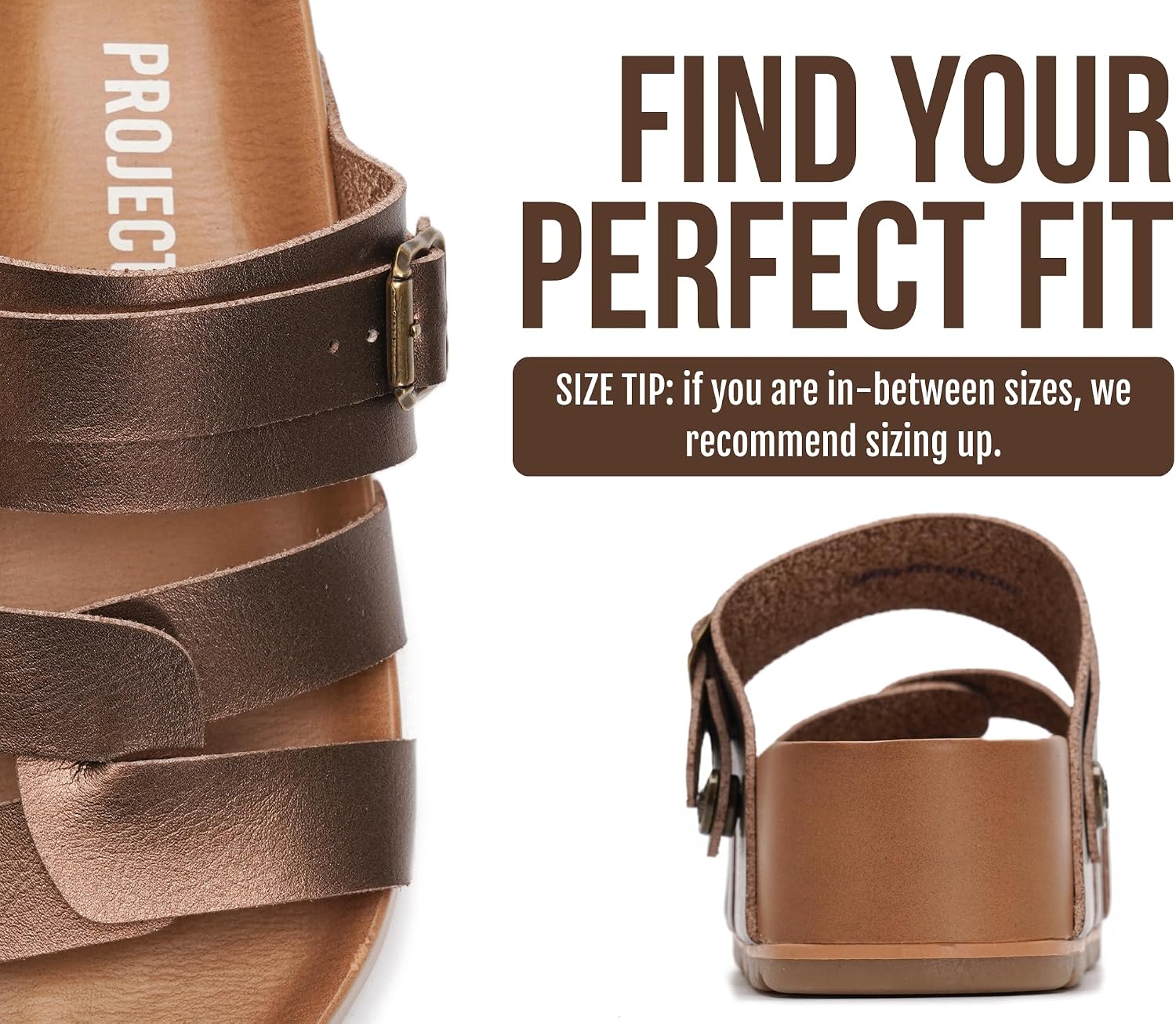 Detalle de Project Cloud Platform Sandals Women – Strappy Wedges with Plush Insole
